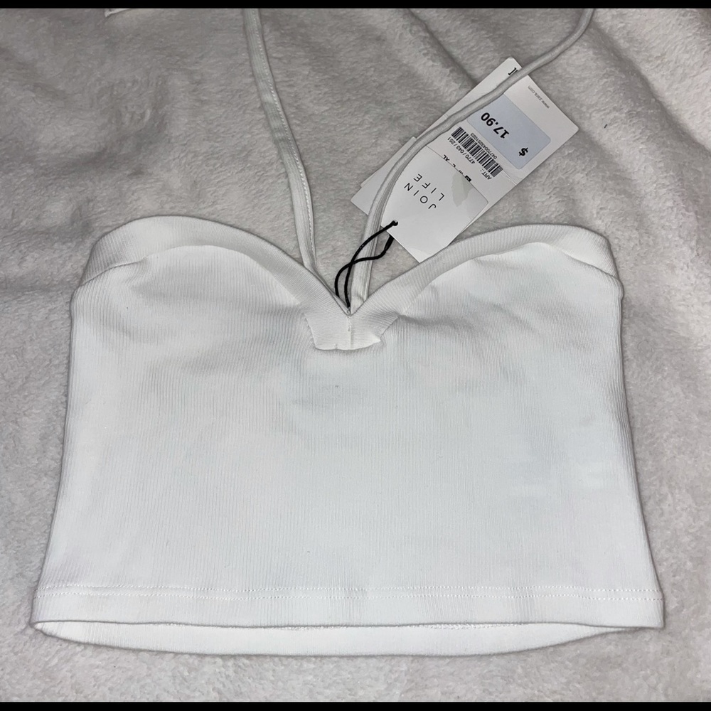 Brand new white Zara crop